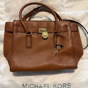 Michael Kors Beautiful Tan Leather Satchel